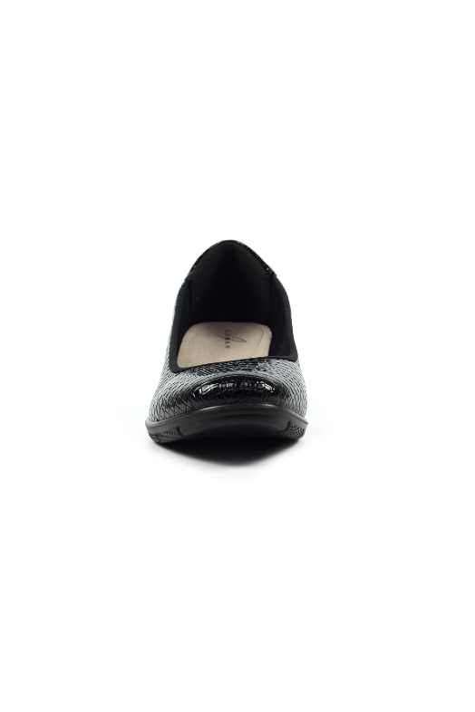 Lunar Winnie wedge shoe FLN050 in Black