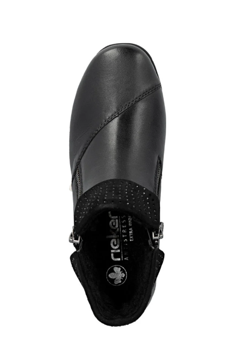 Rieker Ladies Boots 47252-00 in Black