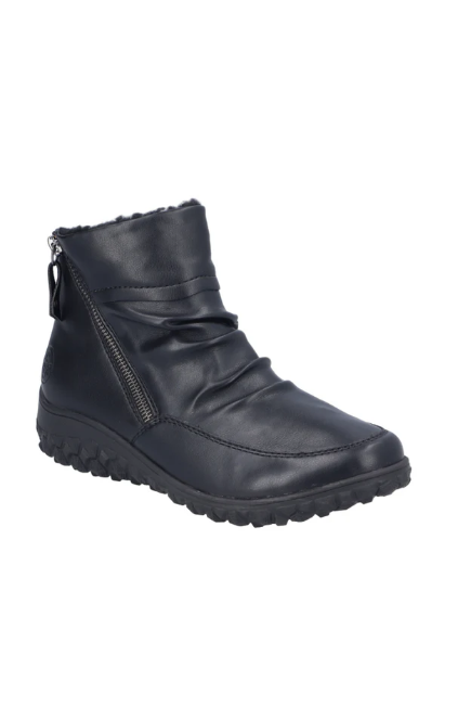 Rieker Ladies Boots 59585-00 in Black