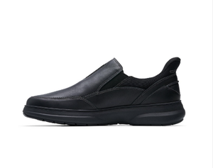 Clarks Mullan Step in Black leather