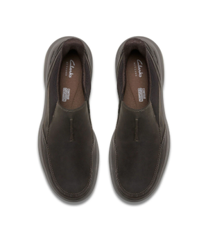 Clarks Mullan Step in Dark Brown leather