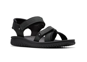 Clarks Wesley Shore in Black leather