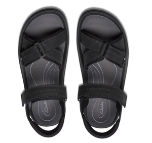 Clarks Wesley Shore in Black leather