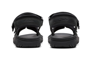 Clarks Wesley Shore in Black leather