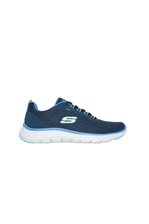 Skechers Flex Appeal 5.0 150201W in Navy/Blue wide fit