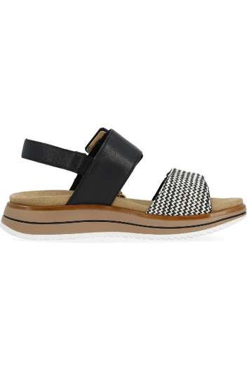 Remonte Ladies sandal D1J53-02 in Black