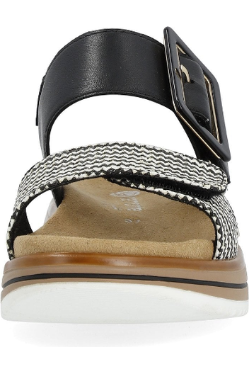 Remonte Ladies sandal D1J53-02 in Black