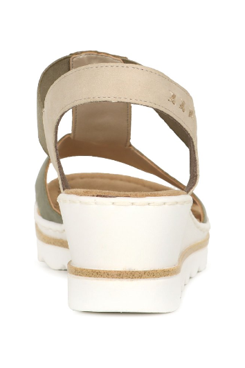 Rieker Womens sandal 67498-52 in Green