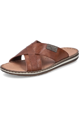 Rieker Mens Sandals 21082-24 in Brown