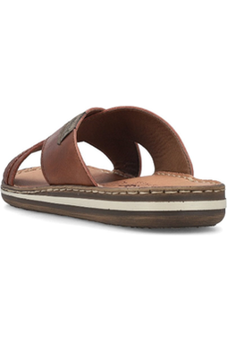 Rieker Mens Sandals 21082-24 in Brown