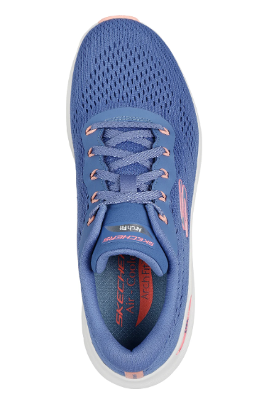 Skechers Ladies 150051  ARCH FIT 2.0 BIG LEAGUE in Blue/Pink