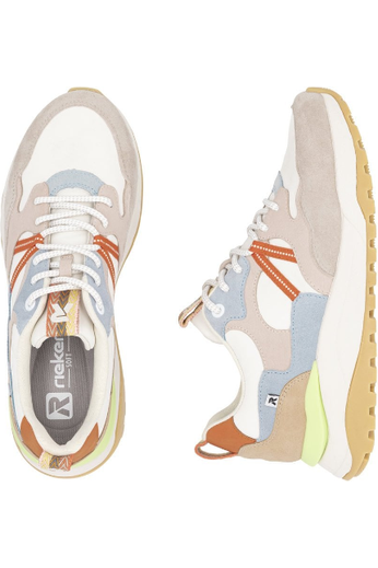 Rieker ladies Sport trainer W2501-82 in Ice Multi