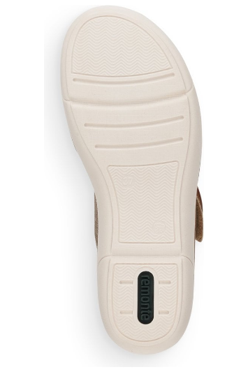 Remonte Ladies sandals R6853-90 in Metallic
