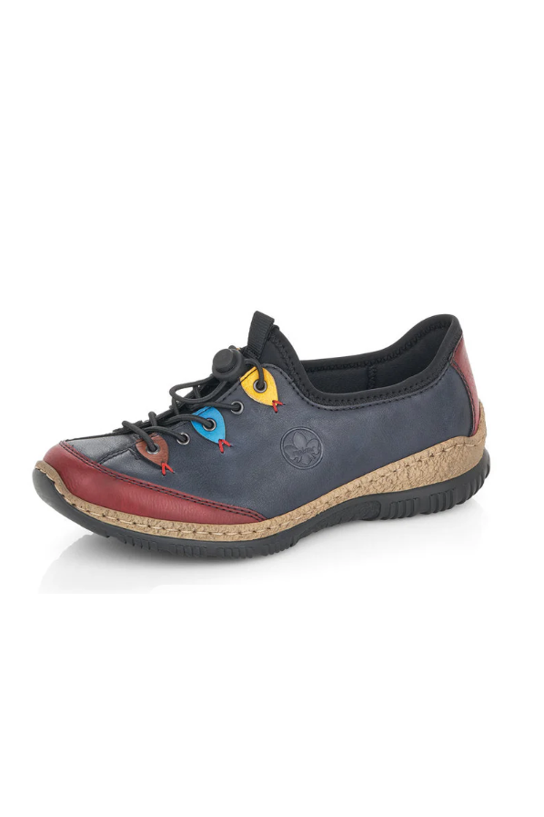 Rieker ladies Shoes N3271-35 navy multi