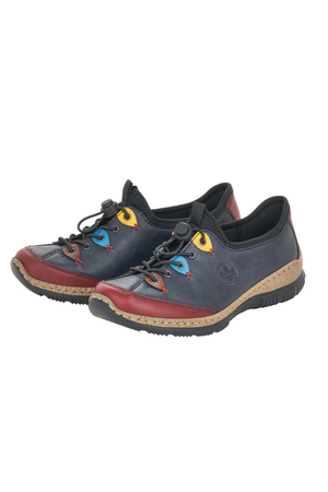 Rieker ladies Shoes N3271-35 navy multi