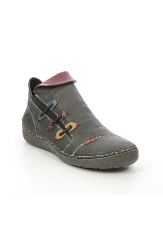 Rieker Ladies Boots 72581-54 forest