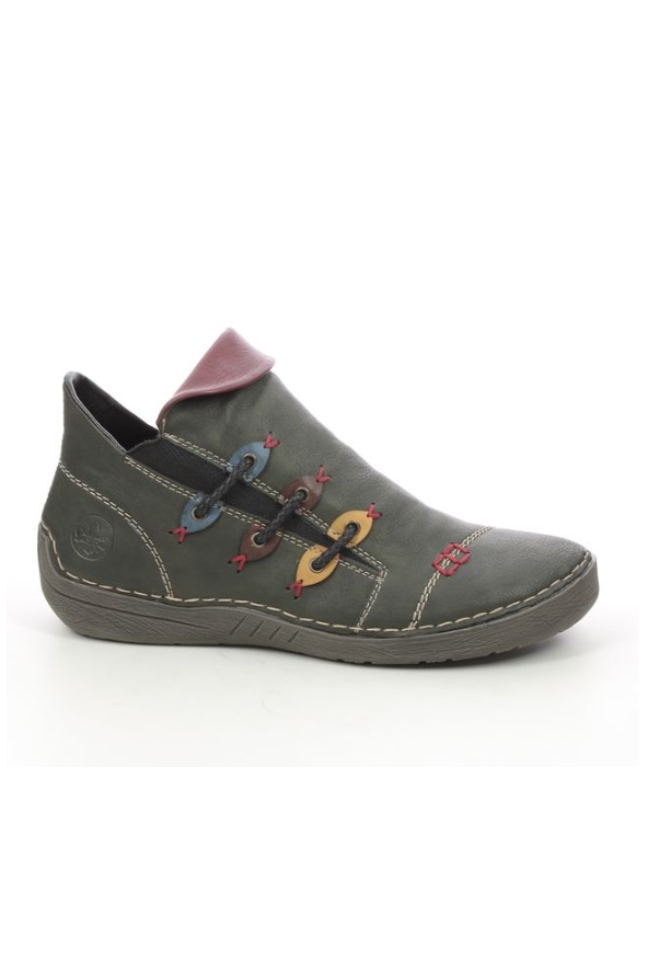 Rieker Ladies Boots 72581-54 forest