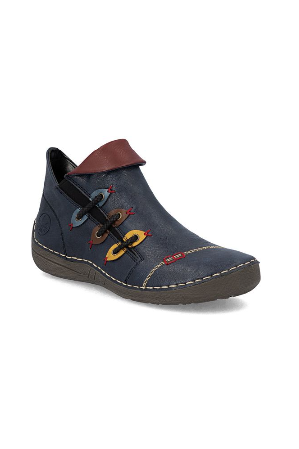 Rieker Ladies Boots 72581-14 ocean