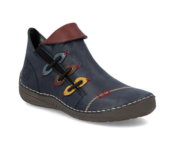Rieker Ladies Boots 72581-14 ocean