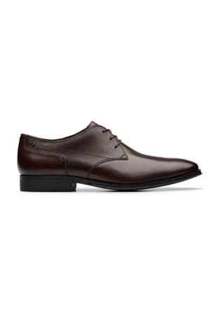 Clarks Paulton Lace in Brown Leather