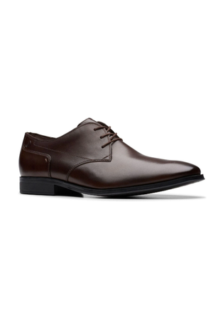 Clarks Paulton Lace in Brown Leather