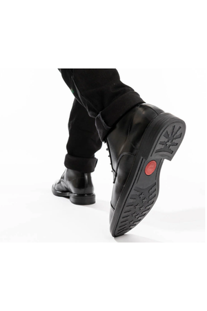 Base London Plymouth Mens Toe Cap Boot in black