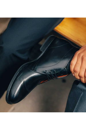 Base London Wallis Mens Chukka Boot in black