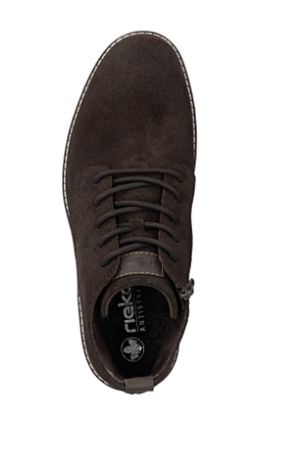 Rieker Mens Boot 33106-25 in brown suede