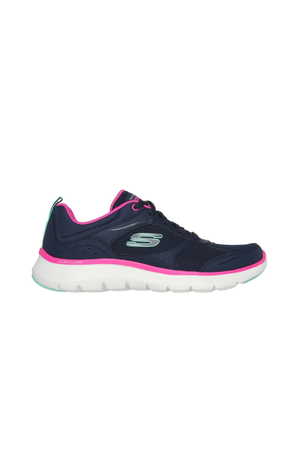 Skechers Flex Appeal 5.0 150202 in Navy/Hot pink