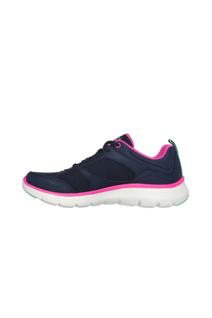 Skechers Flex Appeal 5.0 150202 in Navy/Hot pink