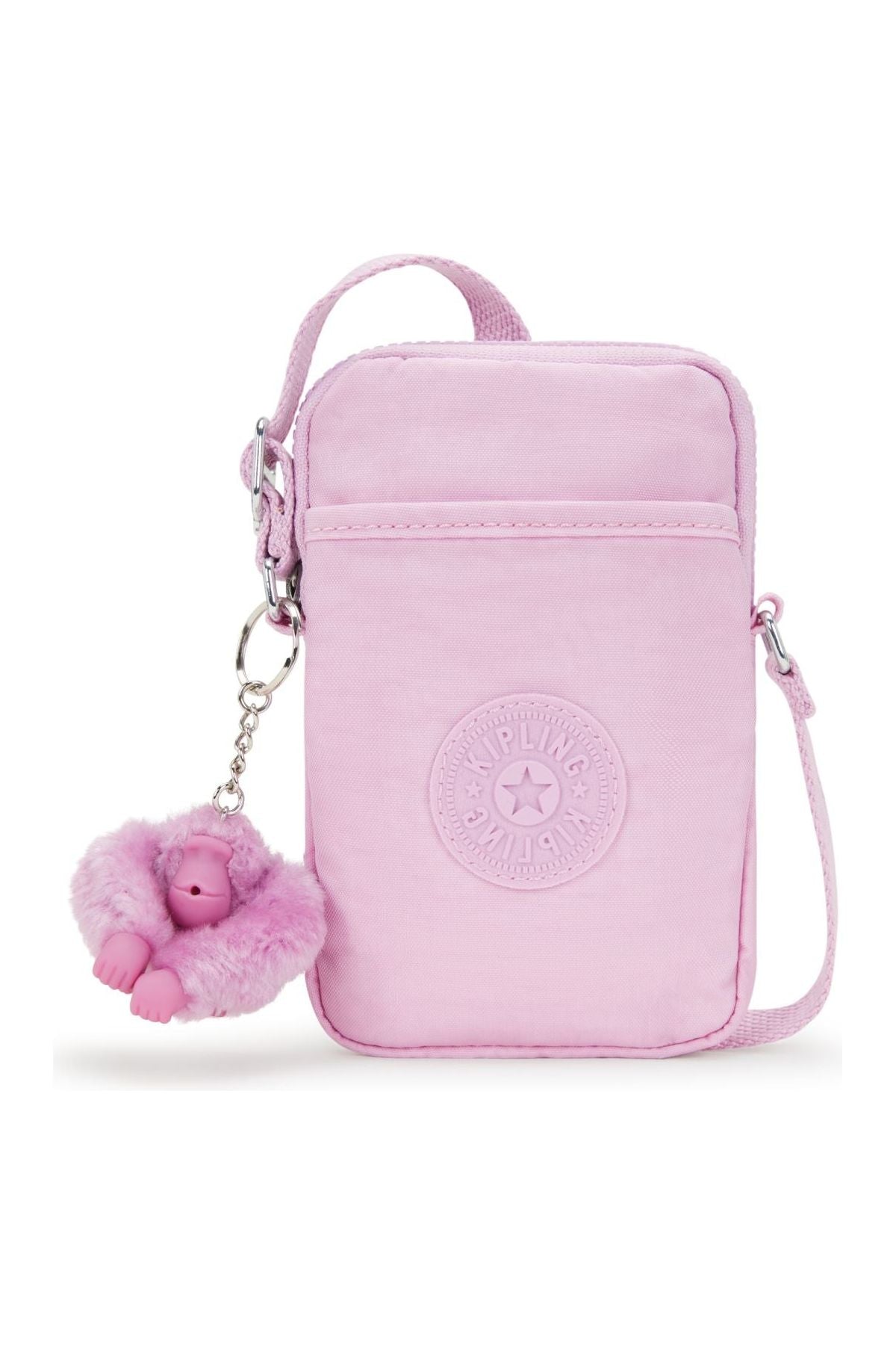 Kipling Tally Phone Handbag in Blooming pink