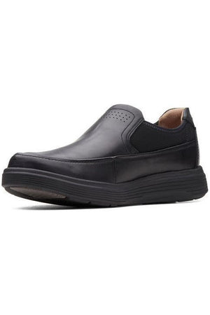 Clarks Un Abode Go in Black leather