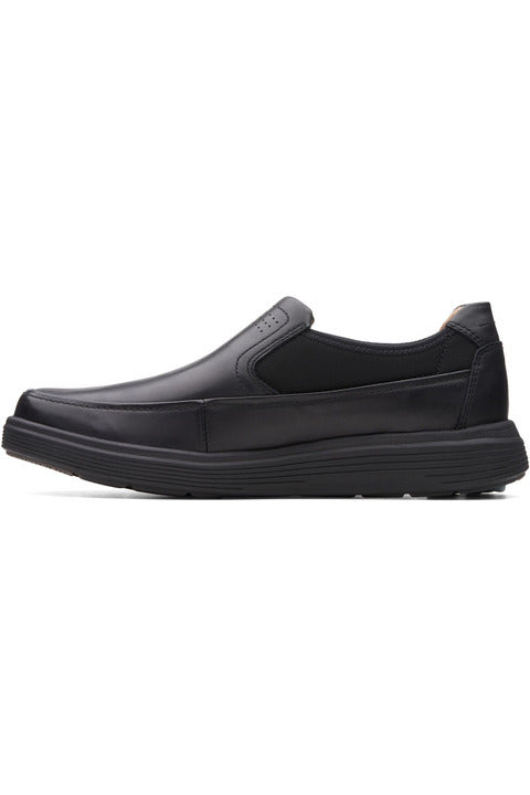 Clarks Un Abode Go in Black leather