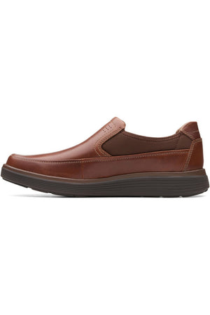 Clarks Un Abode Go in Tan Leather