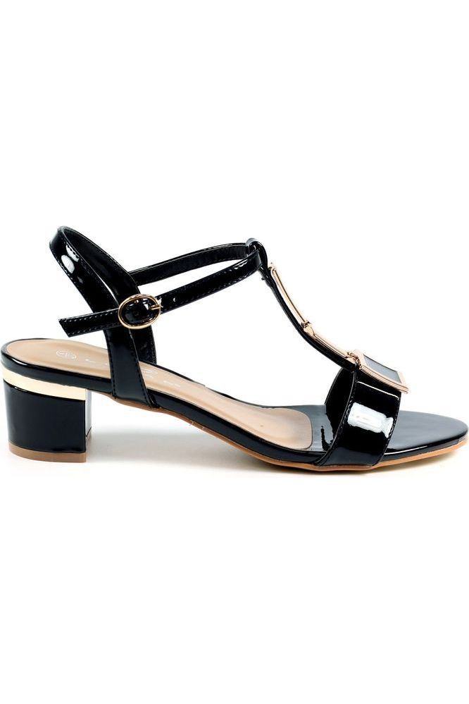 Lunar Sandals JLH950 Black Patent