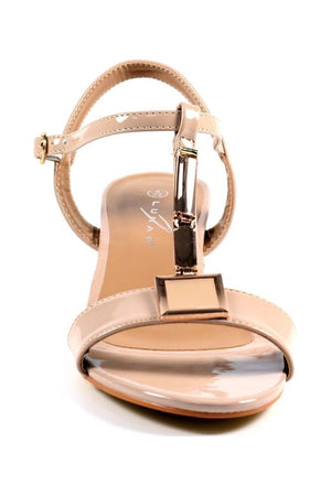 Lunar sandals JLH950 Nude Patent