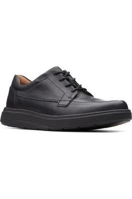 Clarks Un Abode Ease in black leather Extra Wide