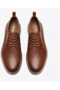 Clarks Chantry Lo in Dark Tan Leather