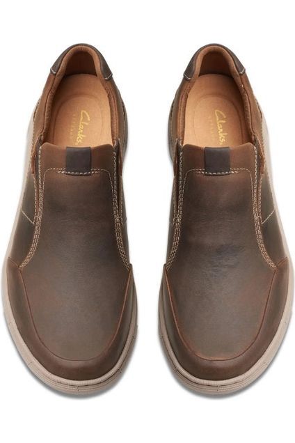 Clarks Mapstone Step in Beeswax Leather