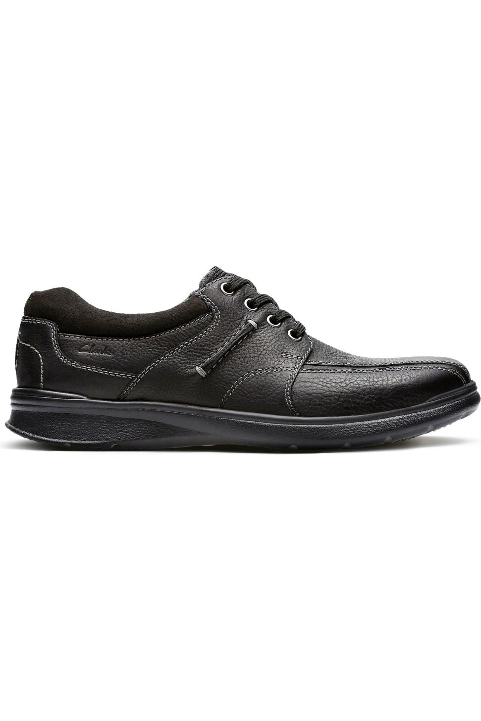 Clarks Cotrell Walk in black oily leather