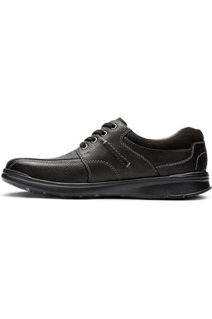 Clarks Cotrell Walk in black oily leather