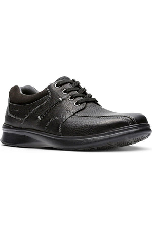 Clarks Cotrell Walk in black oily leather