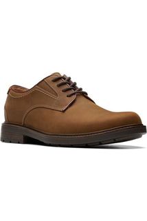 Clarks Un Shire Low in Beeswax Leather Extra Wide