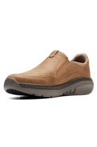 Clarks Mens slip on shoe Clarkspro Step in Beeswax Leather