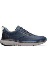 Clarks Mens ClarksPro Lace in Navy Leather