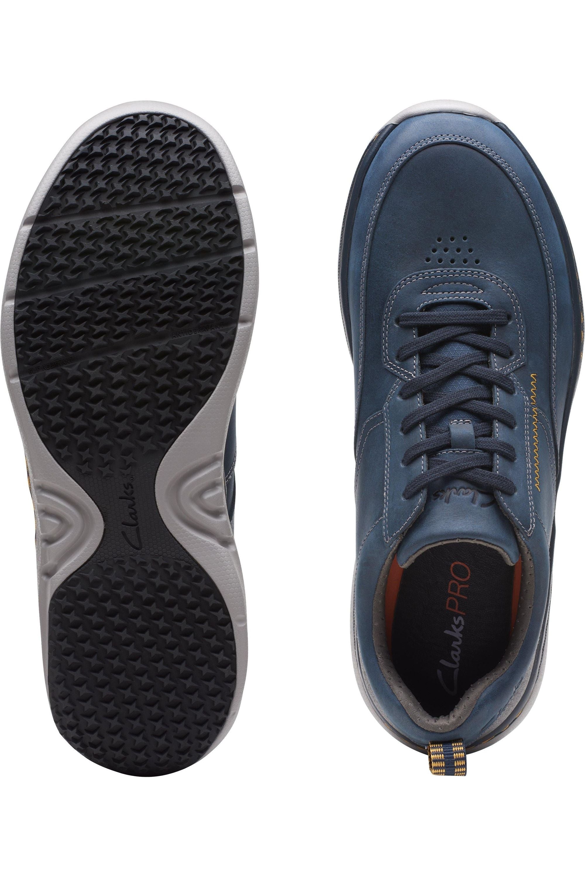 Clarks ClarksPro Lace in Navy Leather