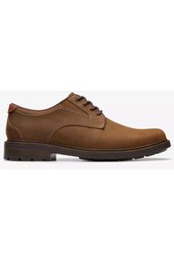 Clarks Mens Un Shire Low in Beeswax Leather