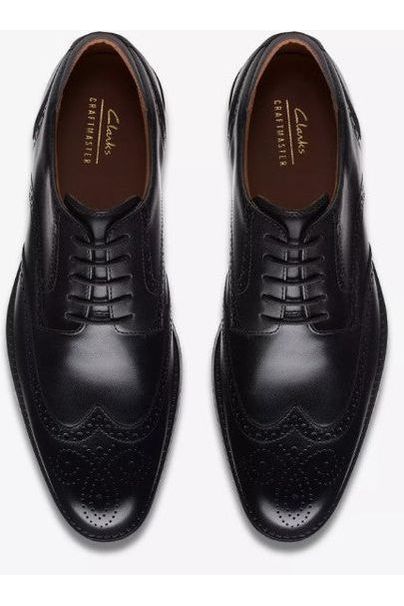 Clarks CraftArloLimit in Black Leather