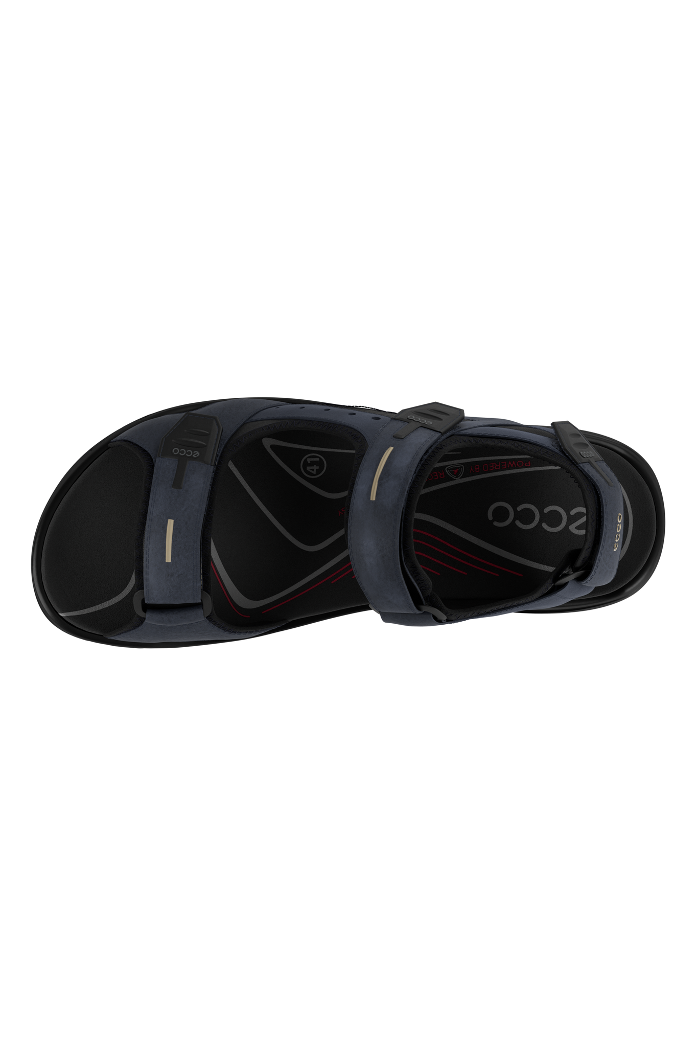 ECCO Offroad Mens Sandal 069564 02415 in Navy at Meeks Shoes