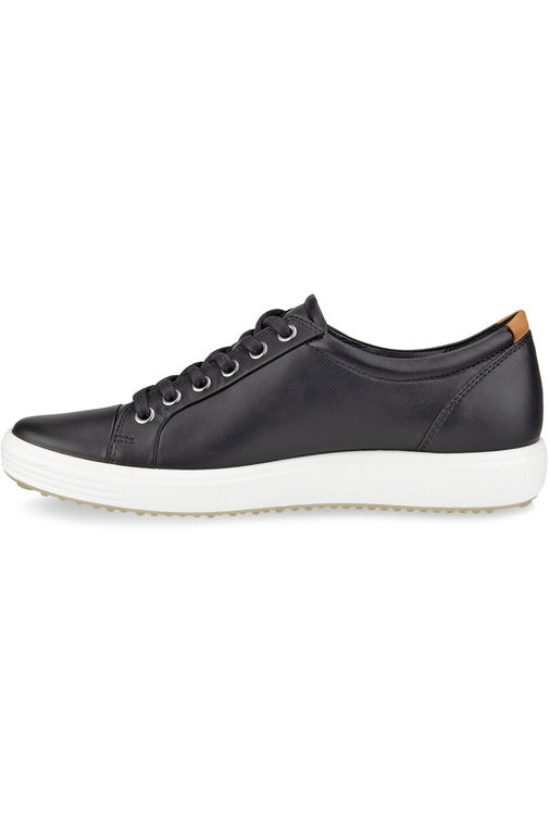 ECCO Womens Soft 7 430003 01001 in black leather